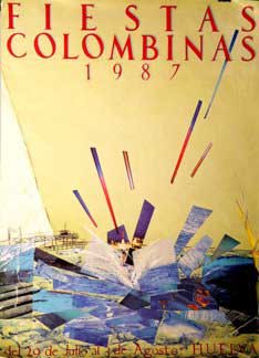 Cartel Fiestas Colombinas 1987