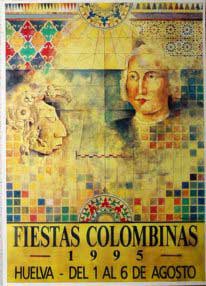 Cartel Fiestas Colombinas 1995