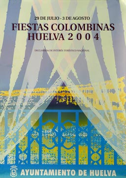Cartel Fiestas Colombinas 2004