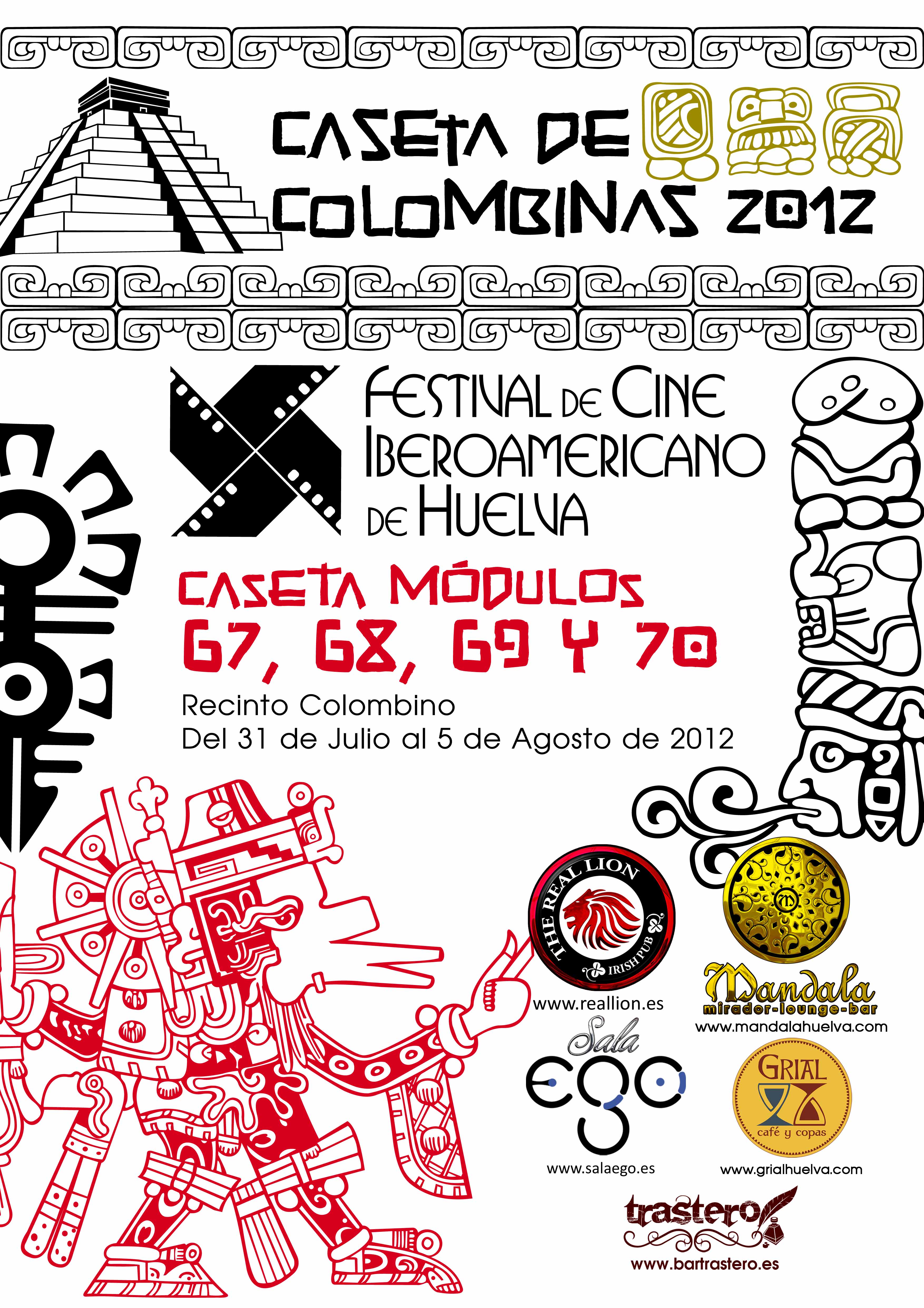 Cartel Fiestas Colombinas 2012