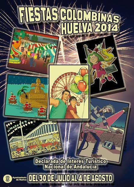 Cartel Fiestas Colombinas 2014